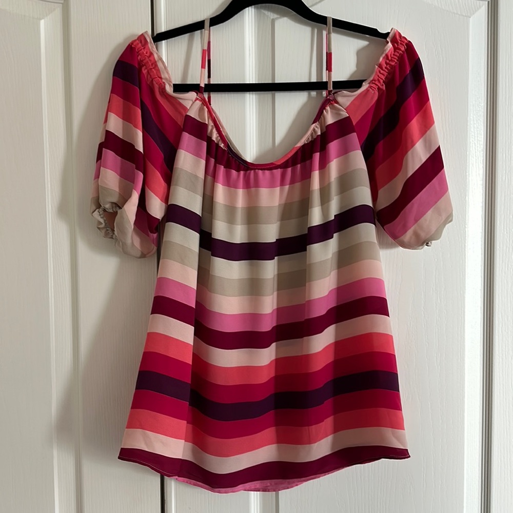Never worn off-the-shoulder blouse